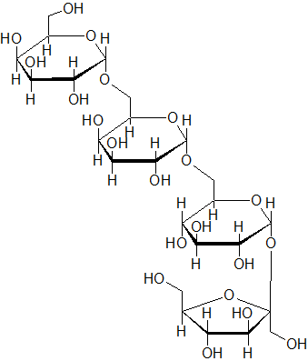 α-D--(1→6)-α-D--(1→6)-α-D--(1→2)-β-D-